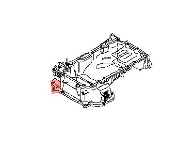 Illustration de catalogue : Carter d'huile supérieur OEM Nissan / Infiniti – 11110-4GA2A
