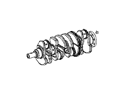 Illustration de catalogue : Vilebrequin OEM Nissan / Infiniti – 12201-5CA0A